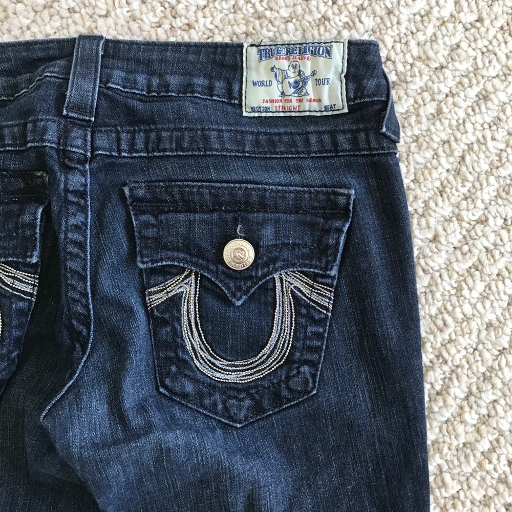 True Religion Straight Leg Jeans
